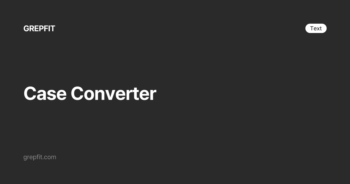 Konverter Huruf Besar/Kecil