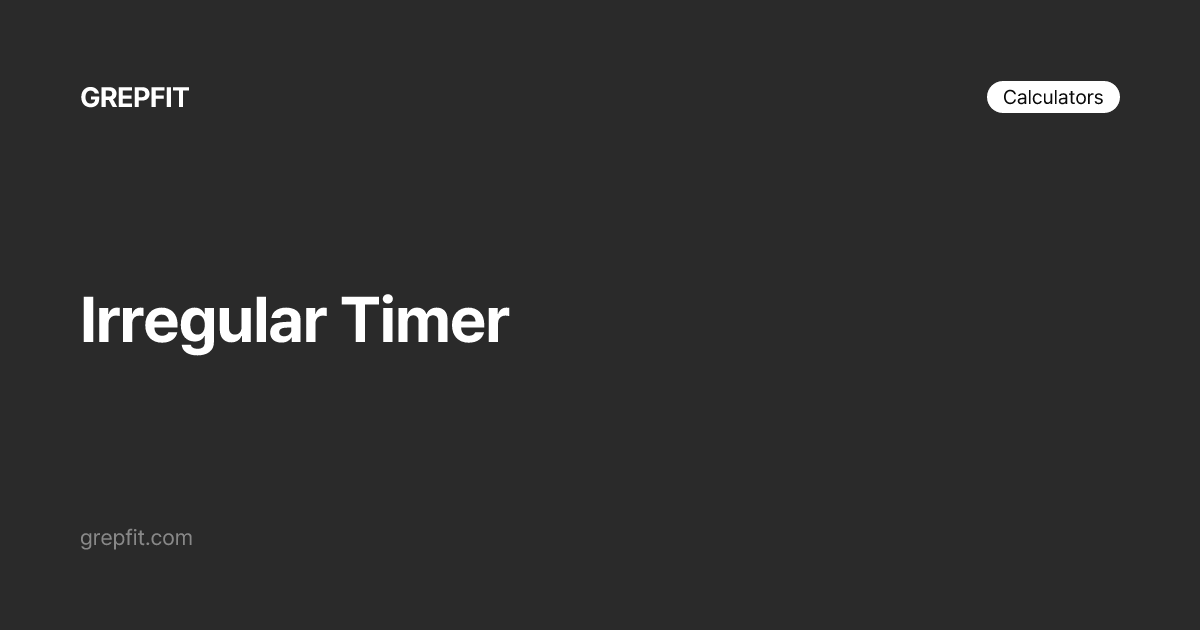 Timer Tidak Beraturan