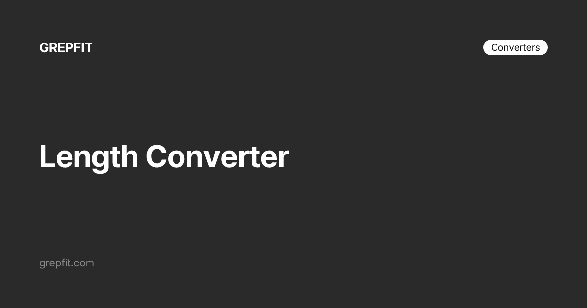 Konverter Panjang