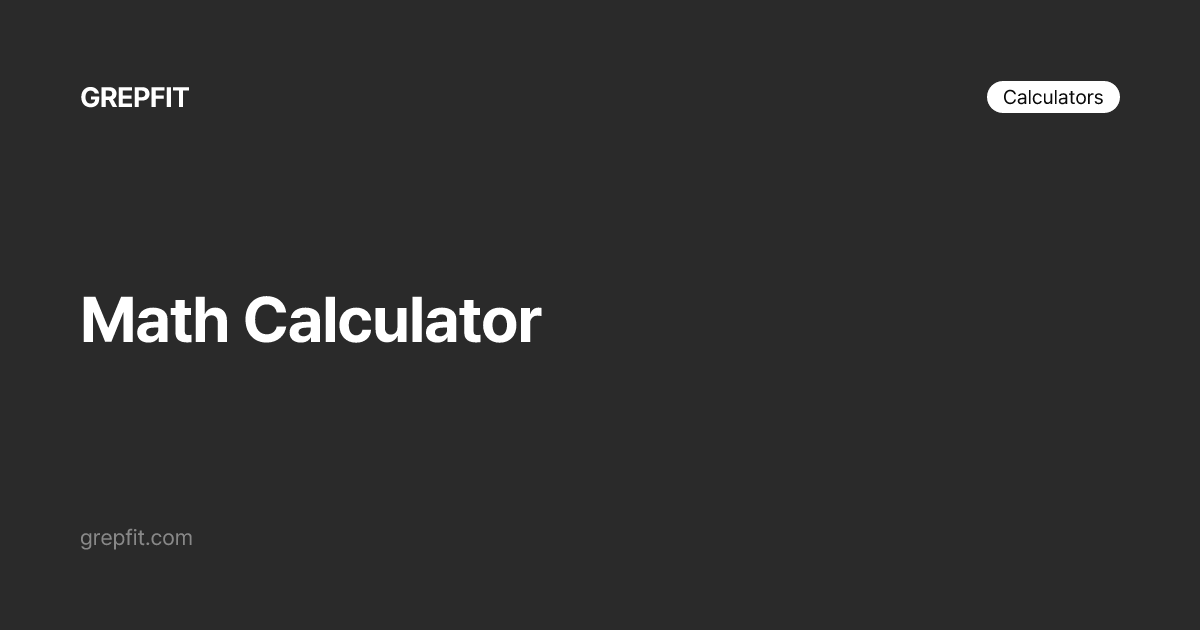 Kalkulator Matematika