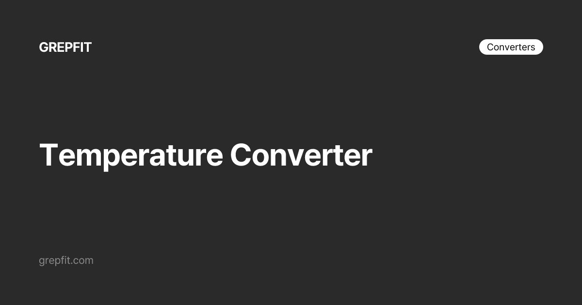 Konverter Suhu