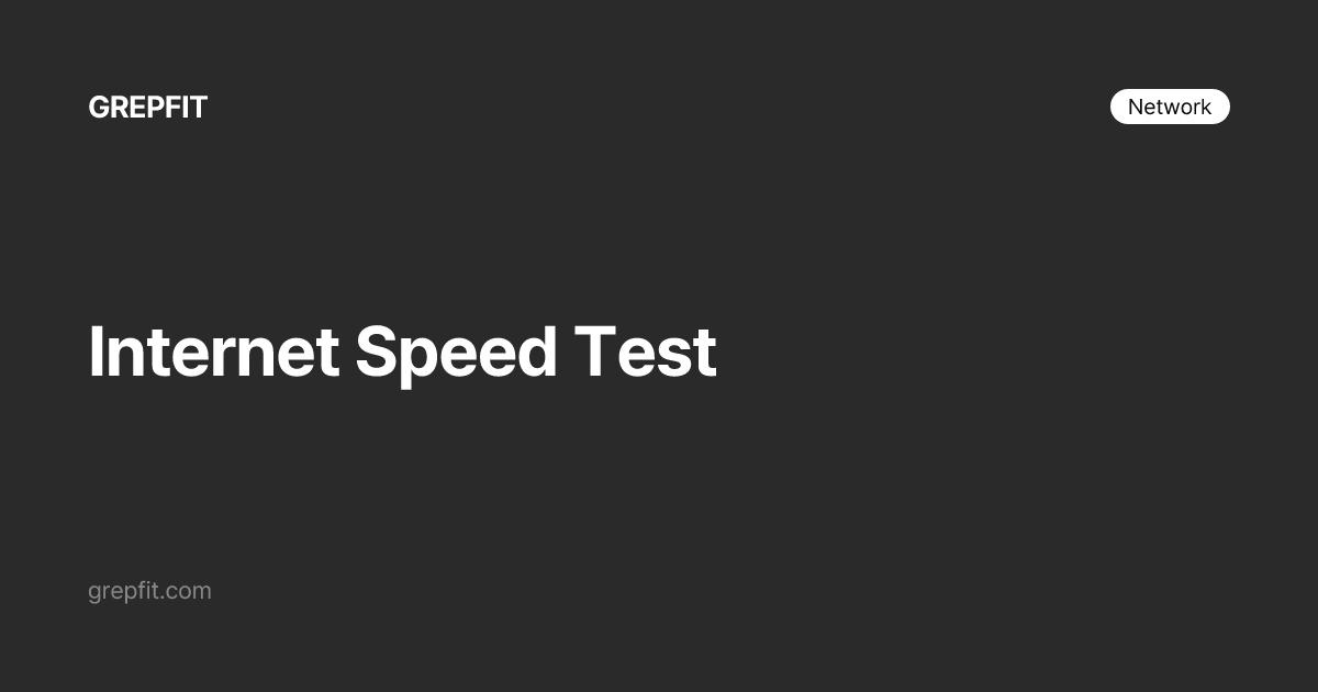 Tes Kecepatan Internet